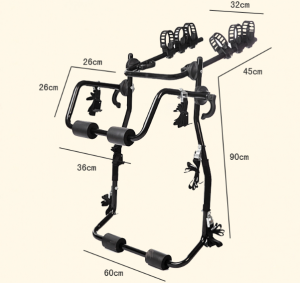 捷骜车尾悬挂架汽车车载自行车架 行李架悬挂架车尾架单车架3辆